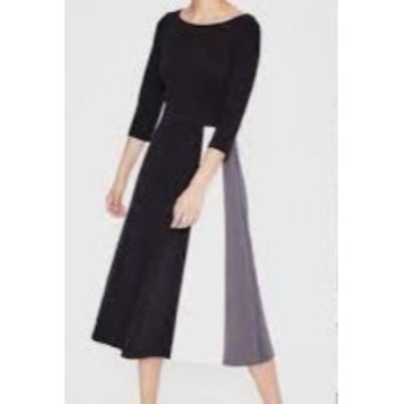 Boden Dresses & Skirts - Boden Claudia Black Ponte Midi Dress